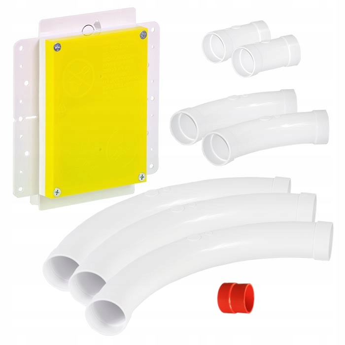 Sací zásuvka Retraflex 21,2 x 16,4 cm bílá