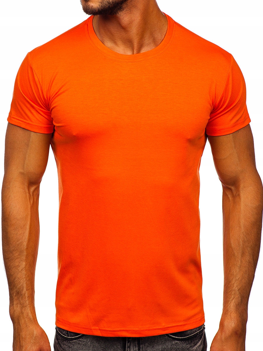 

T-shirt Męski Pomarańczowy 2005-32 Denley_xl