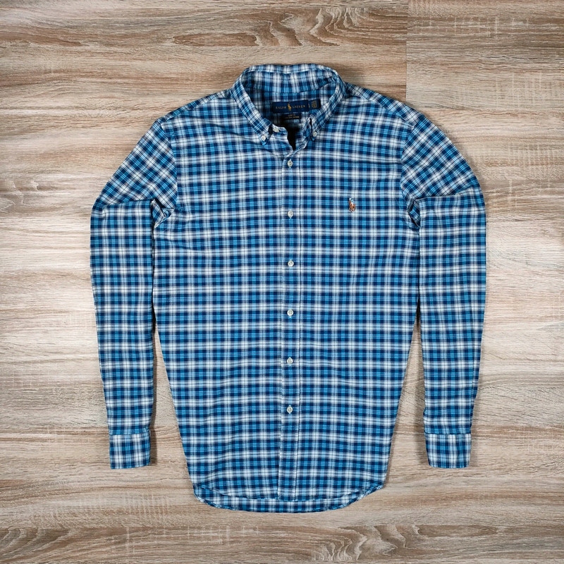 POLO RALPH LAUREN Koszula w Kratę Logowana r. L Marka Polo Ralph Lauren