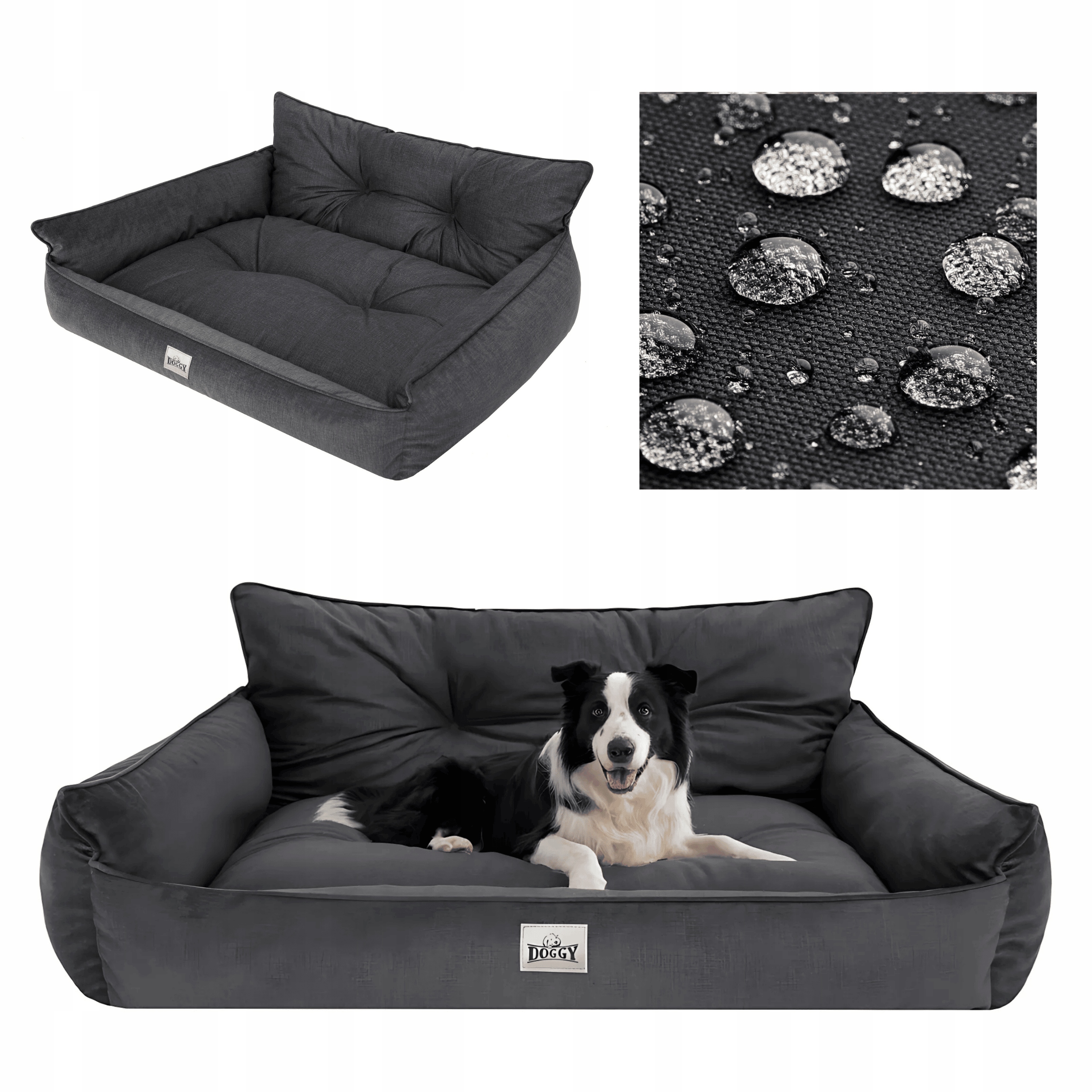 Levně Pelíšek pro psy nepromokavý polštář kotec pro psy XXL 106x80 cm