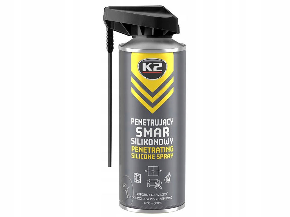 

Penetrujący Smar Silikonowy K2 Silikon Spray 400ml