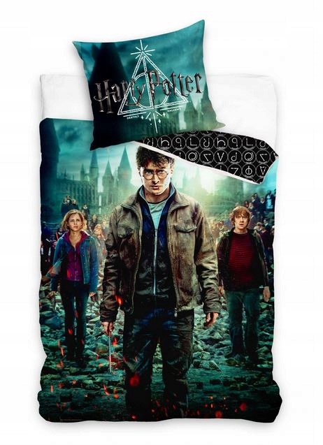 

140X200 Pościel Harry Potter Hermiona Ron Bawełna