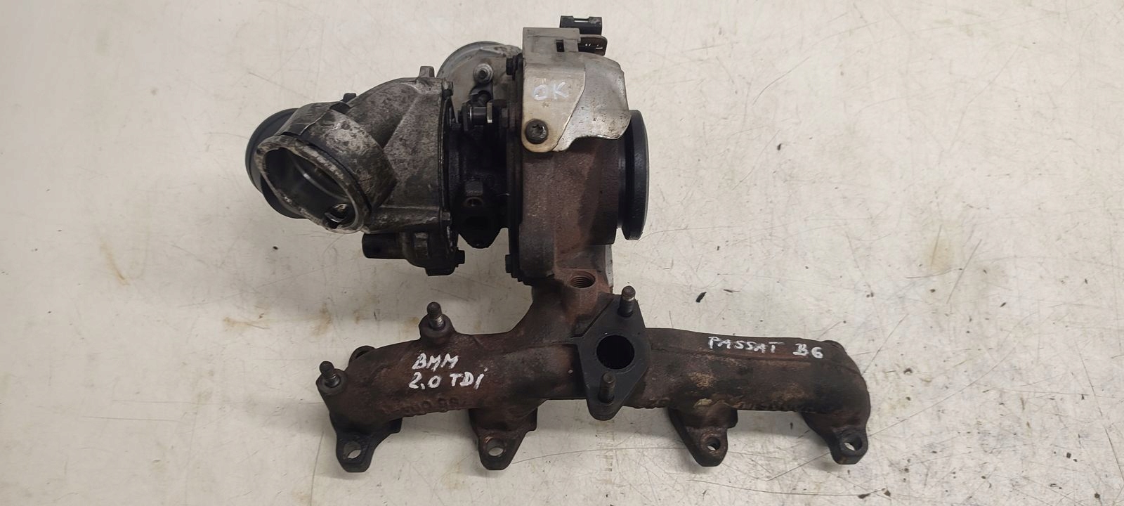 turbo turbina VW Passat 2,0 TDI BMM