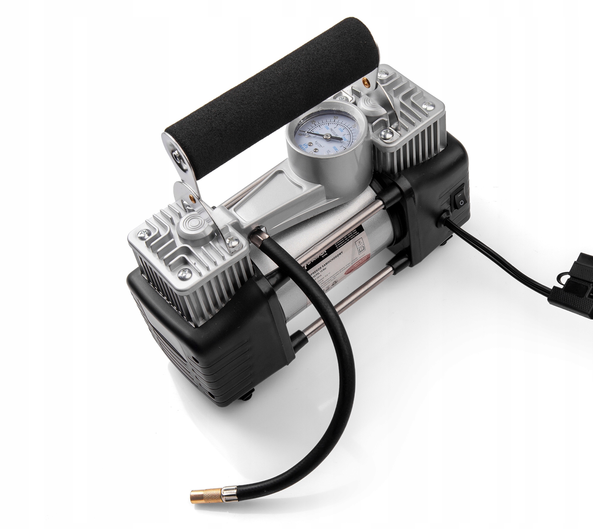 KOMPRESOR SAMOCHODOWY 12V POMPKA SPREZARKA LED Producent code Kompresor dwutlokowy 12v