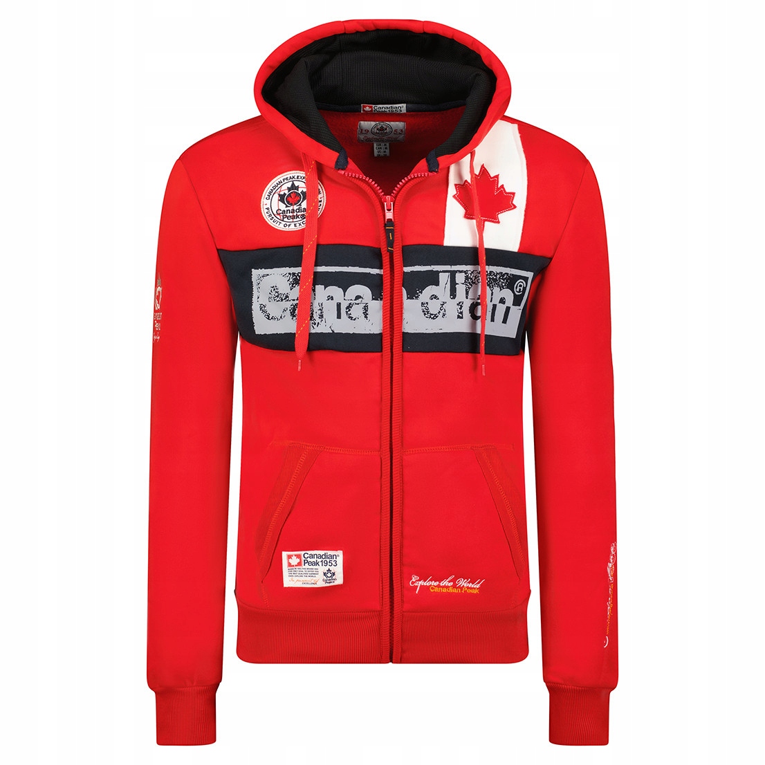 Canadian Peak mikina pánská Flashy Men S červená