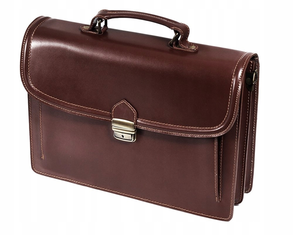 SKÓRZANA AKTÓWKA TECZKA NA DOKUMENTY NESESER SOLOME PORTWEST I Płeć mężczyzna