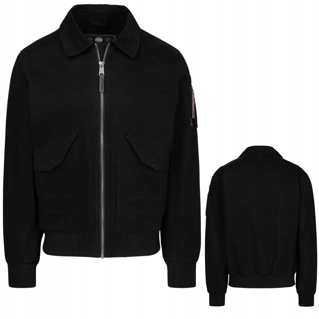 Pitbull West Coast Bomber Přechodová Bunda Magnus Jacket Black XXL