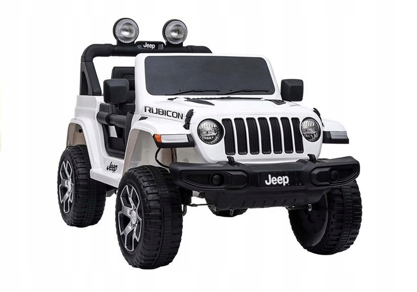 Auto na Akumulator Jeep Rubicon 4x4 Biały Lean Cars