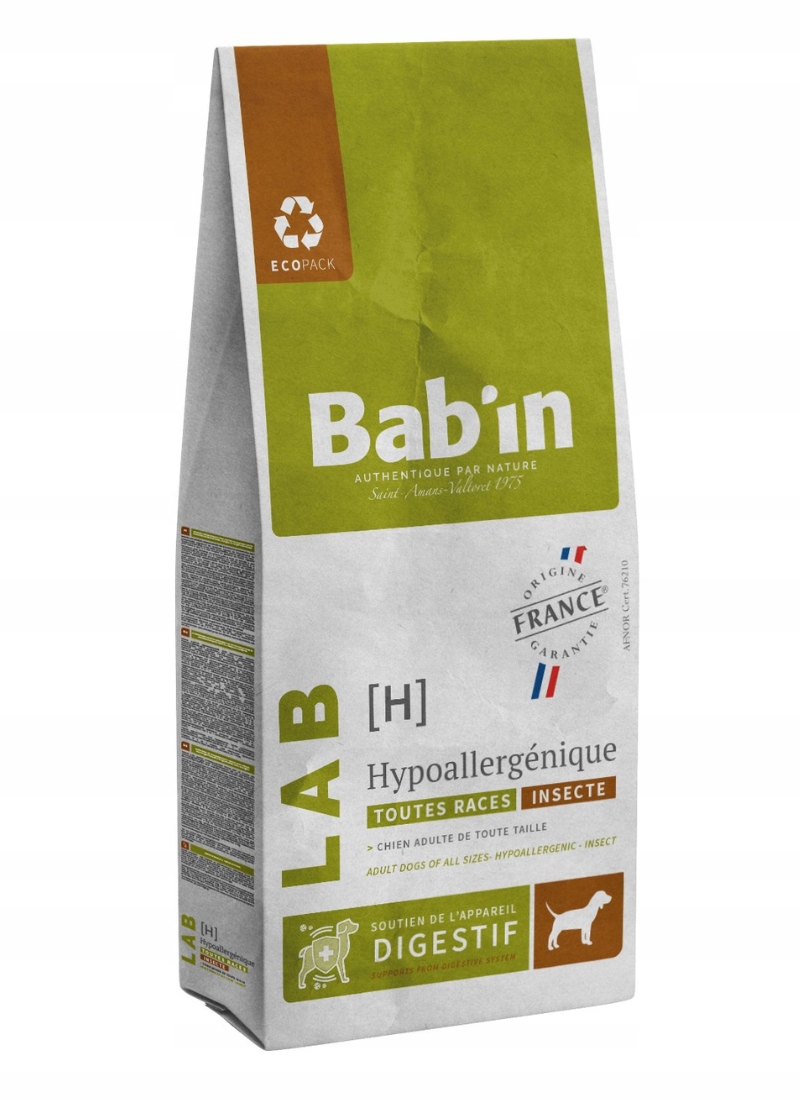 Bab'in Lab Hypoallergenic – potravinové intolerance a alergie pro psy 10 kg