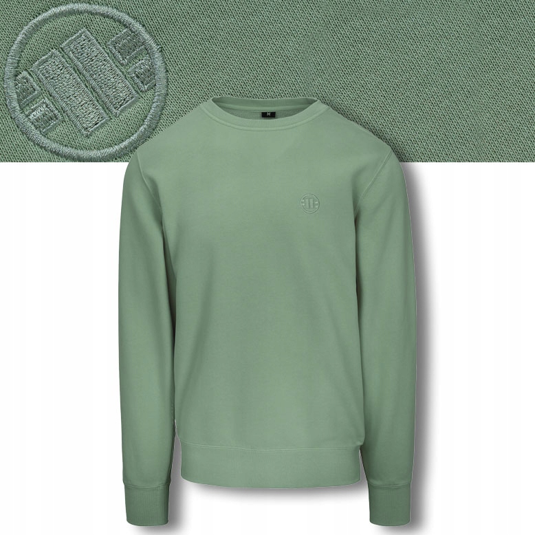 Pánská Mikina Pitbull Sportovní bez kapuce Washed Lancaster II