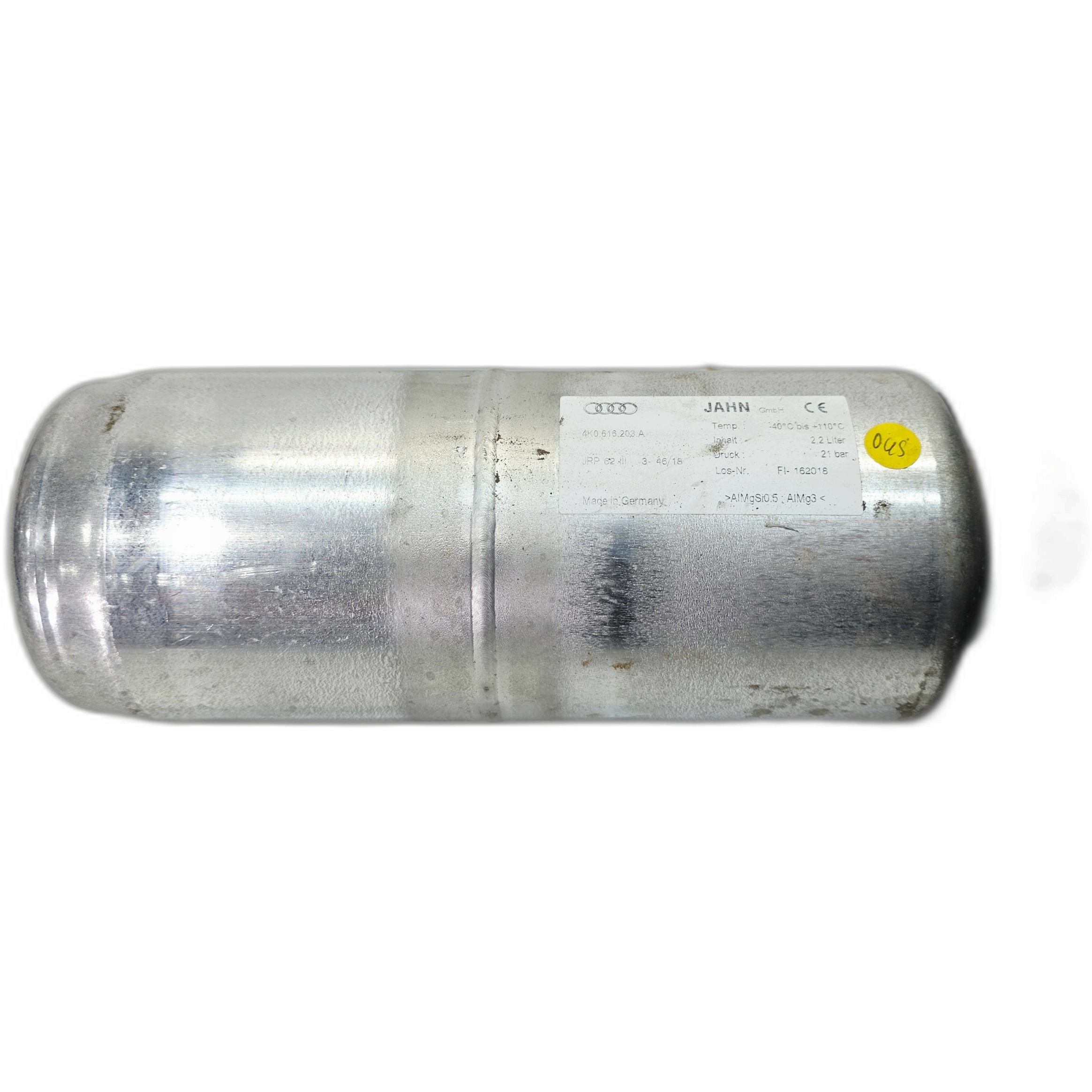 tank air springing PNEUMATYCZNEGO left AUDI A6 C8 4K0616203A