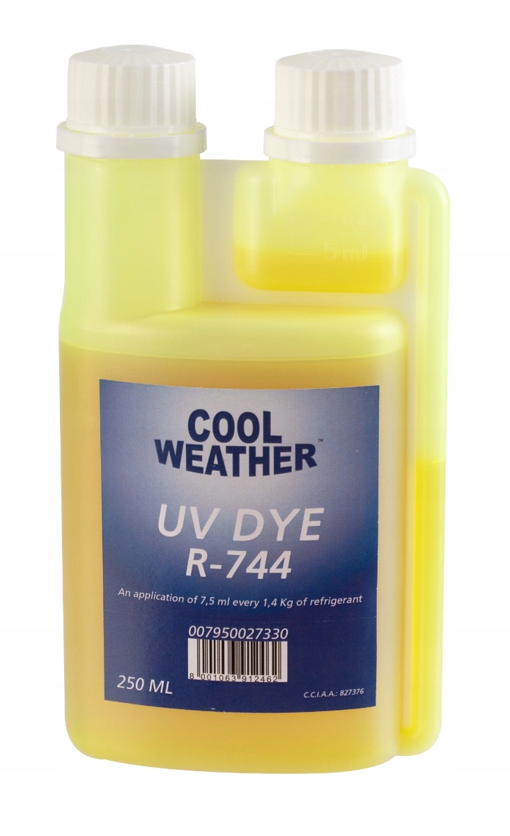 

Barwnik Uv 250 ml, R744 kontrast dwutlenek węgla