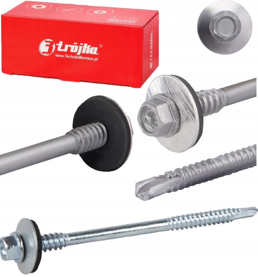 Šrouby do sendvičové desky do 6 mm – 50 Ks – 5,5/6,3 x 230 mm