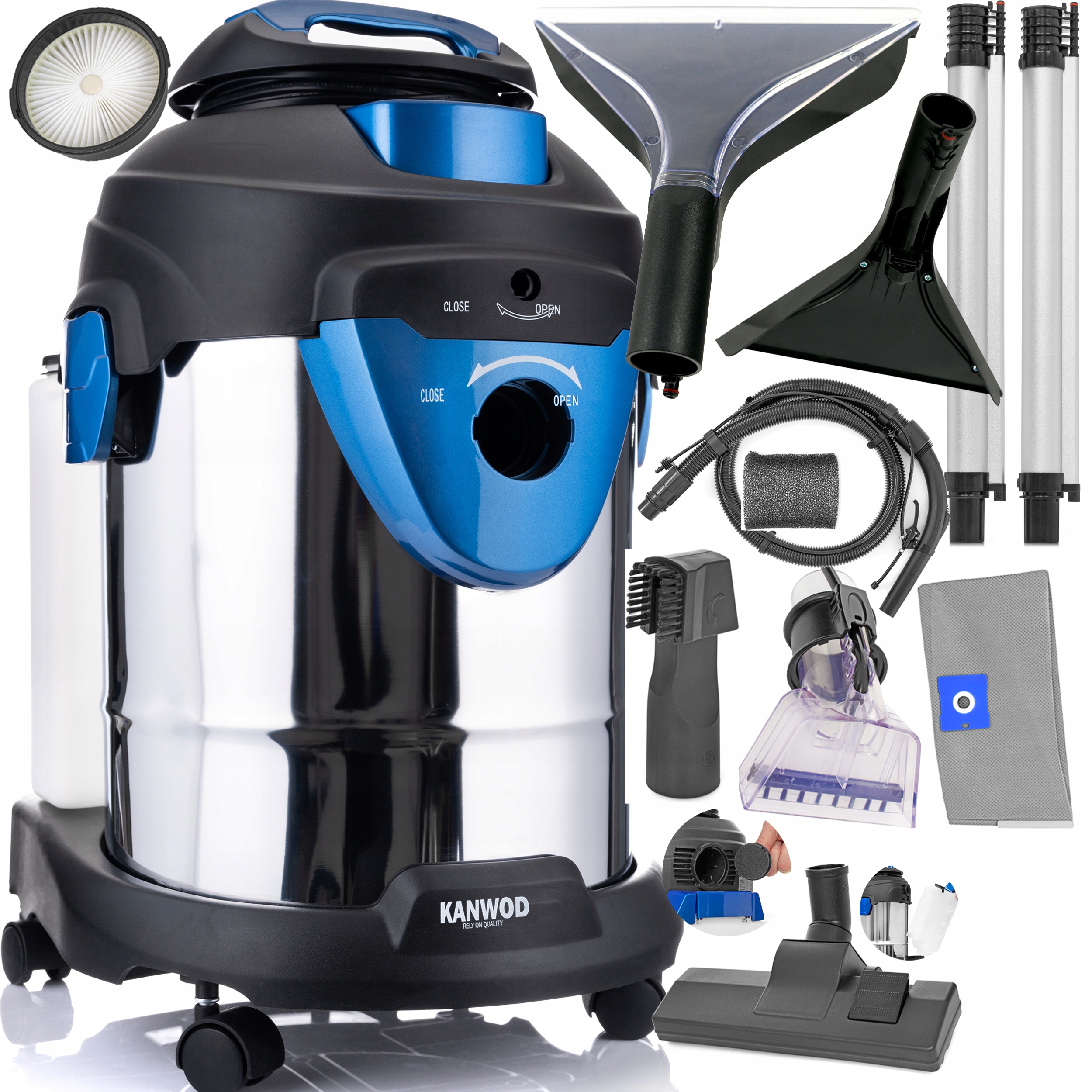 Odkurzacz Piorący Do Dywanów Tapicerki Superwash Do Prania Wąska Ssawka