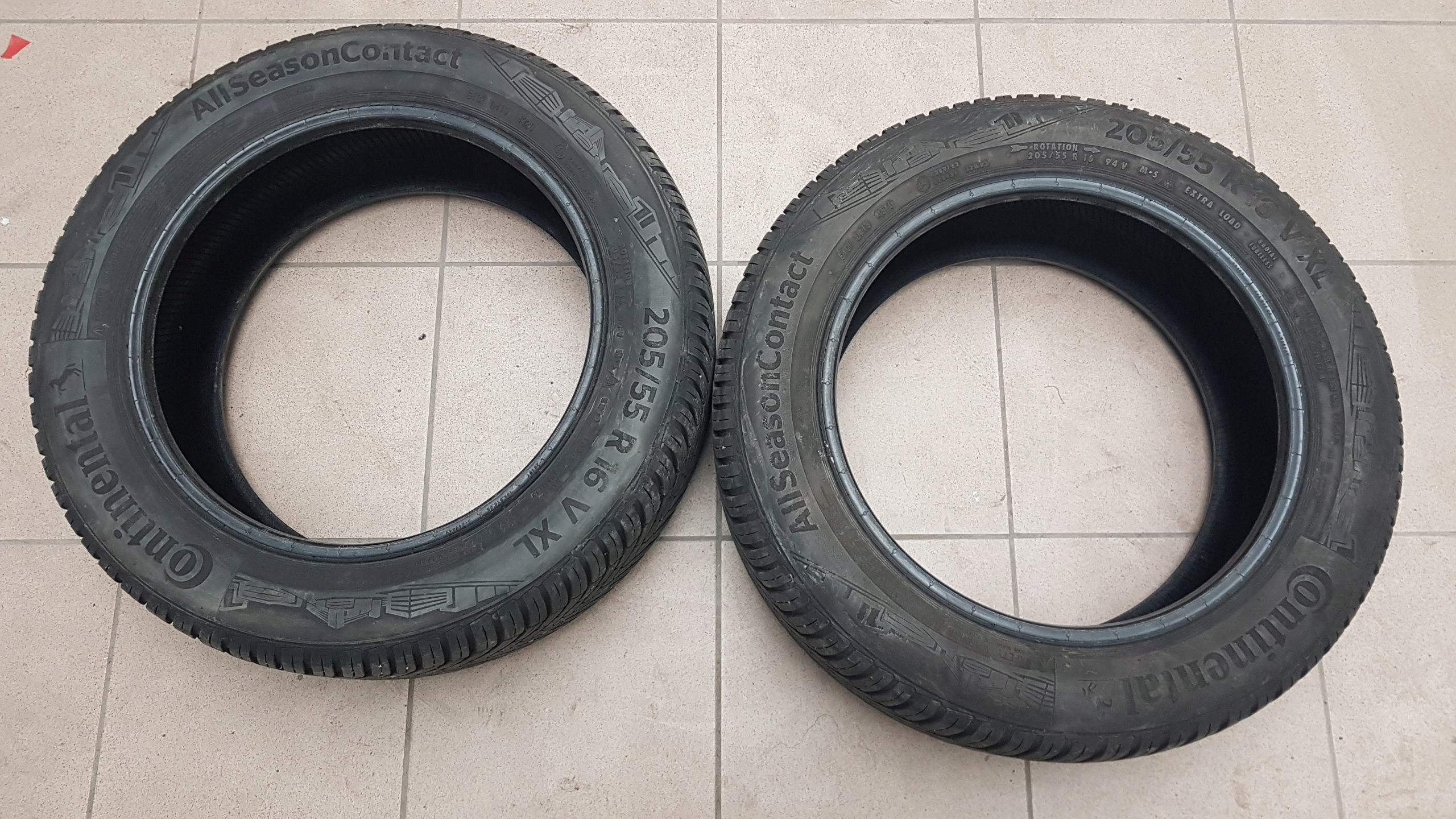 2 x CONTINENTAL ALLSEASONCONTACT 205/55/16 Szerokość opony 205 mm