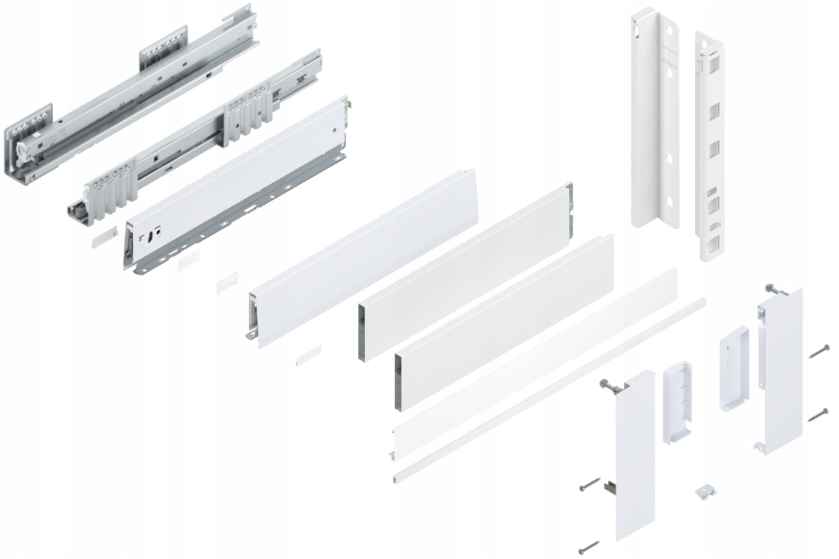 Blum Šuplík Merivobox 500 Vysoká E vnitřní bílá