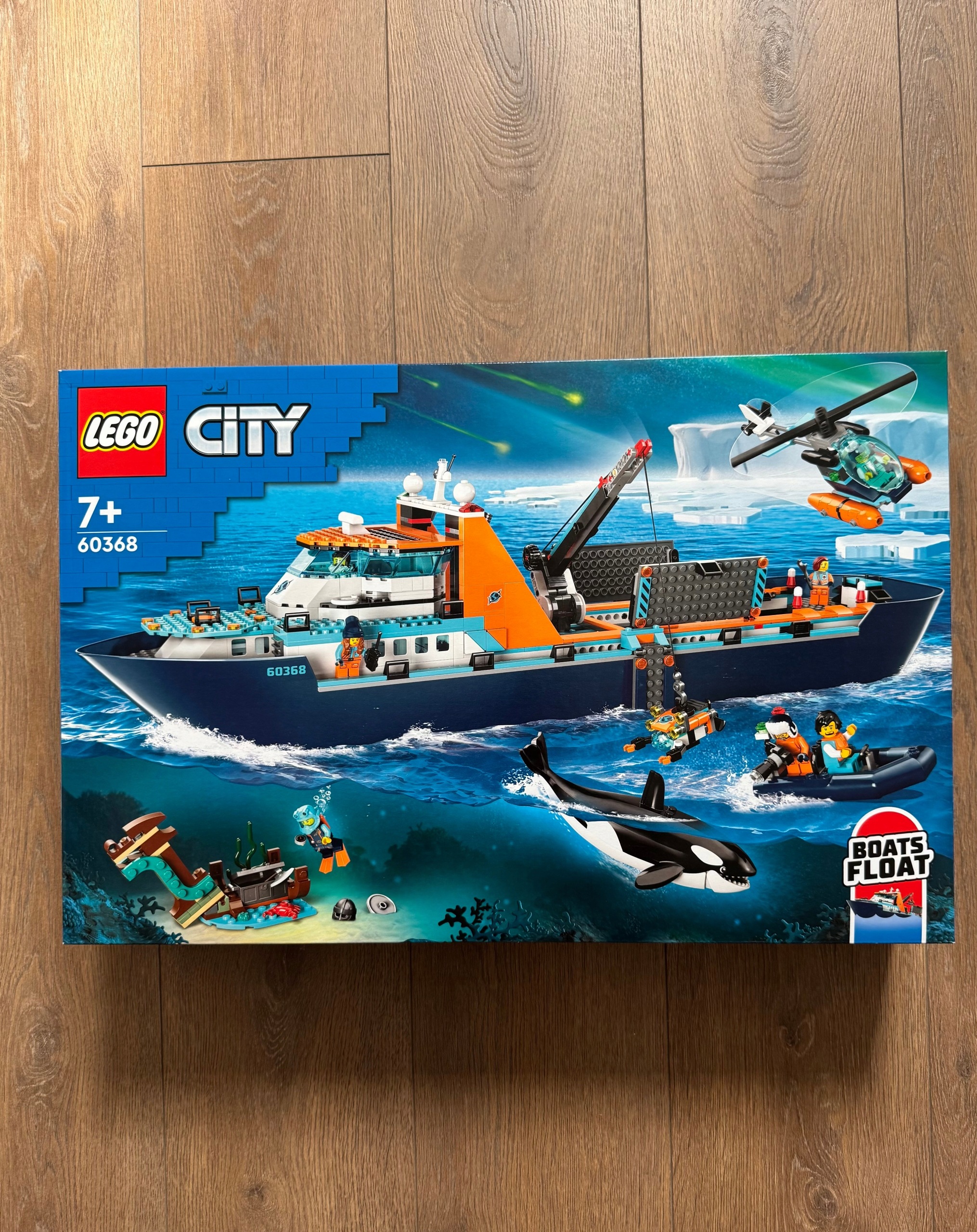 Lego City 60368 Statek badawczy Arktyki Uwaga Opis