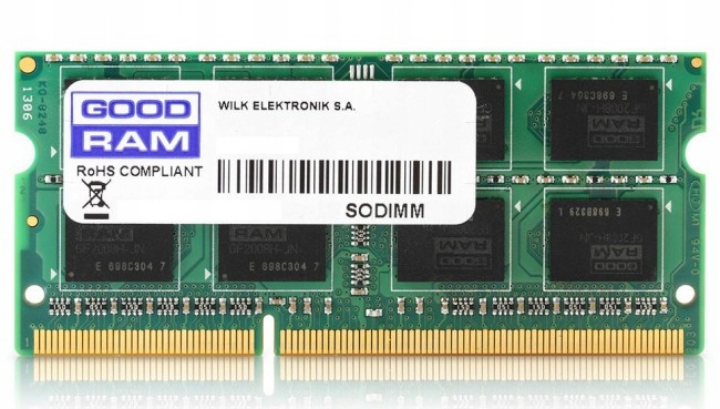 

Goodram 8GB 1600MHz DDR3 CL11 1.35V Sodimm