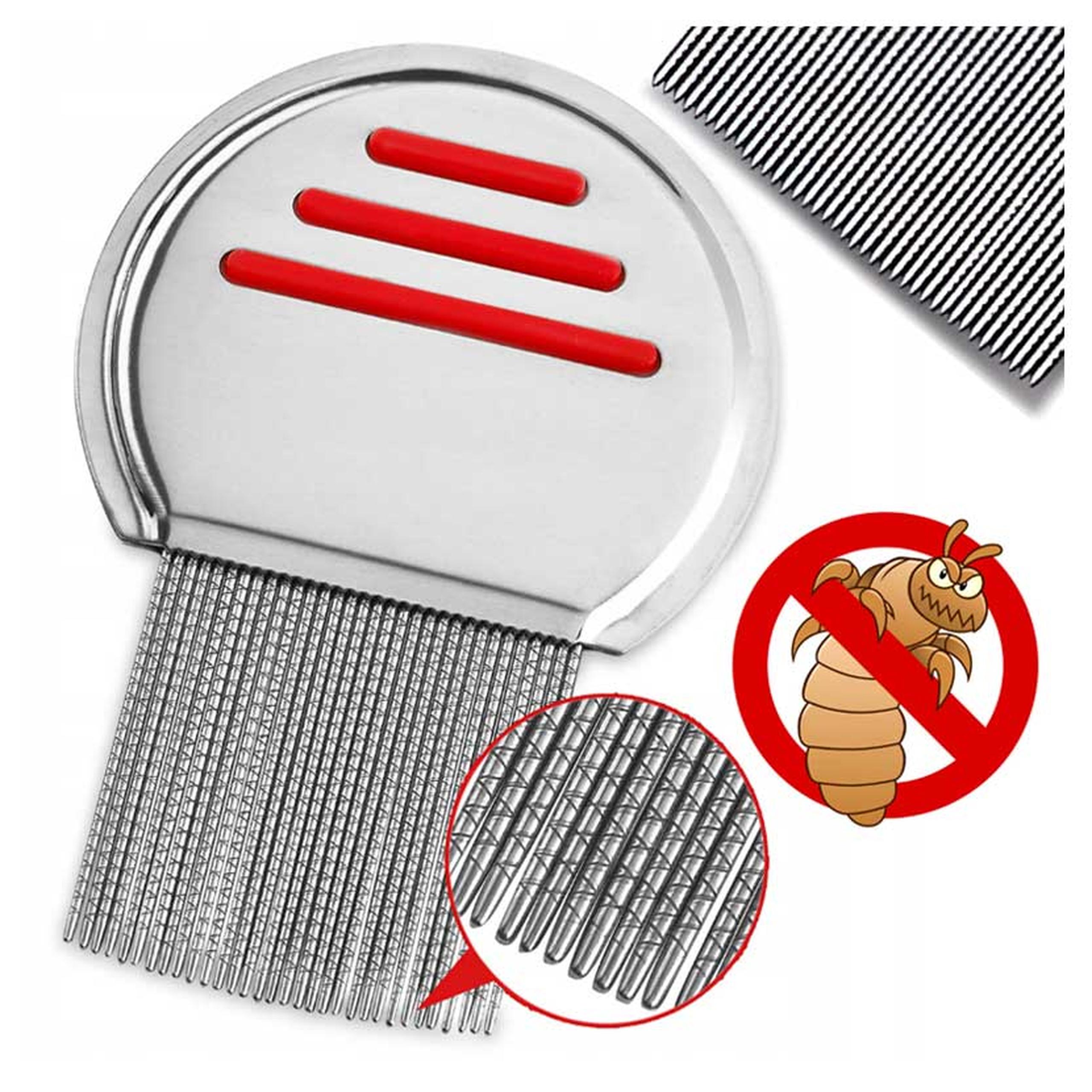 2x Grzebień Na Wszy I Gnidy Terminator Grzebień Do Usuwania Wszy I Gnid