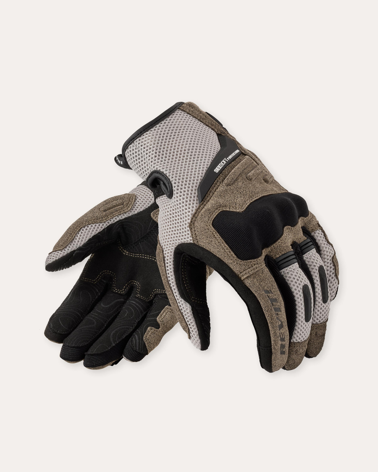 Motocyklové rukavice Rev'it! Cavern Ladies Sand-Black veľ.M