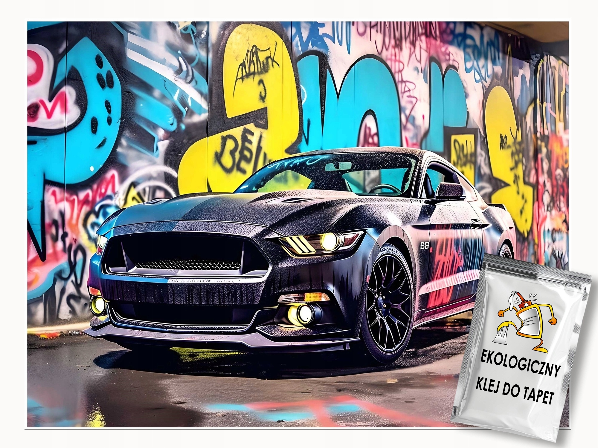 Fototapeta Auto Pro Chlapce Mládež Graffiti Tapeta Pro Děti 400x280
