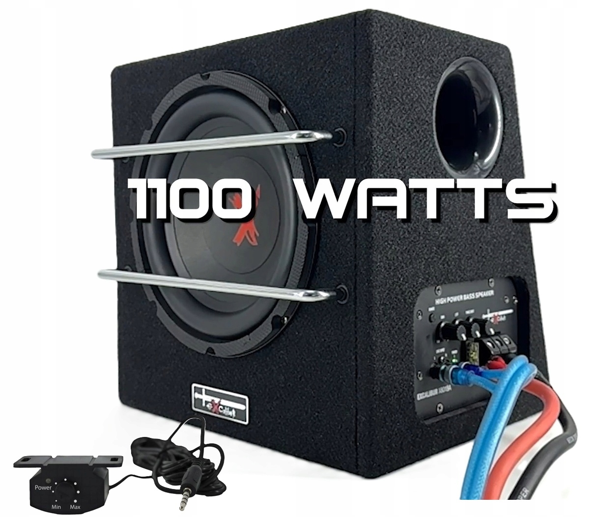 Skrzynia Basowa Aktywna Excalibur X801BA 1100W 8 Cali Potężna Moc