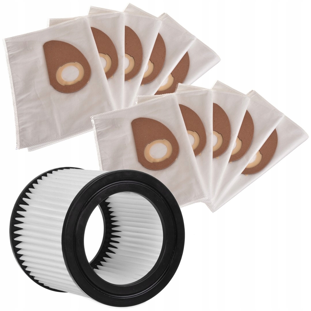 Filtr worki 10x do NILFISK Buddy II 12 18 ZMYWALNY