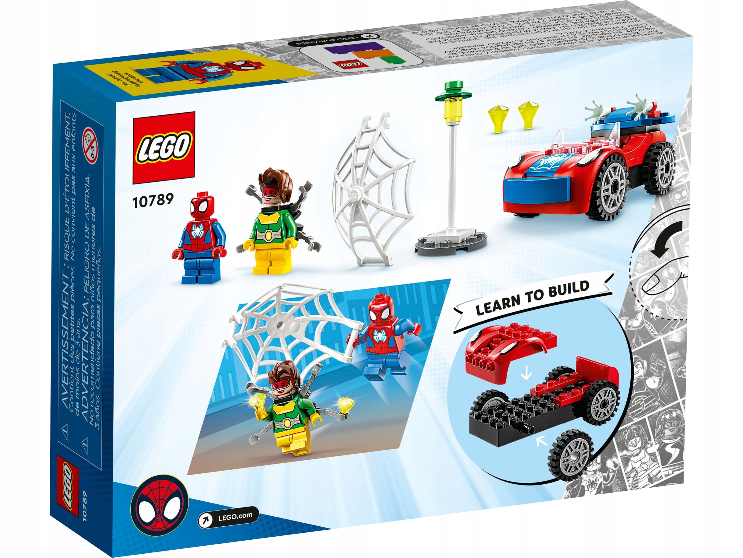 LEGO 10789 SUPER HEROES SAMOCHÓD SPIDER-MANA I DOC Marka LEGO
