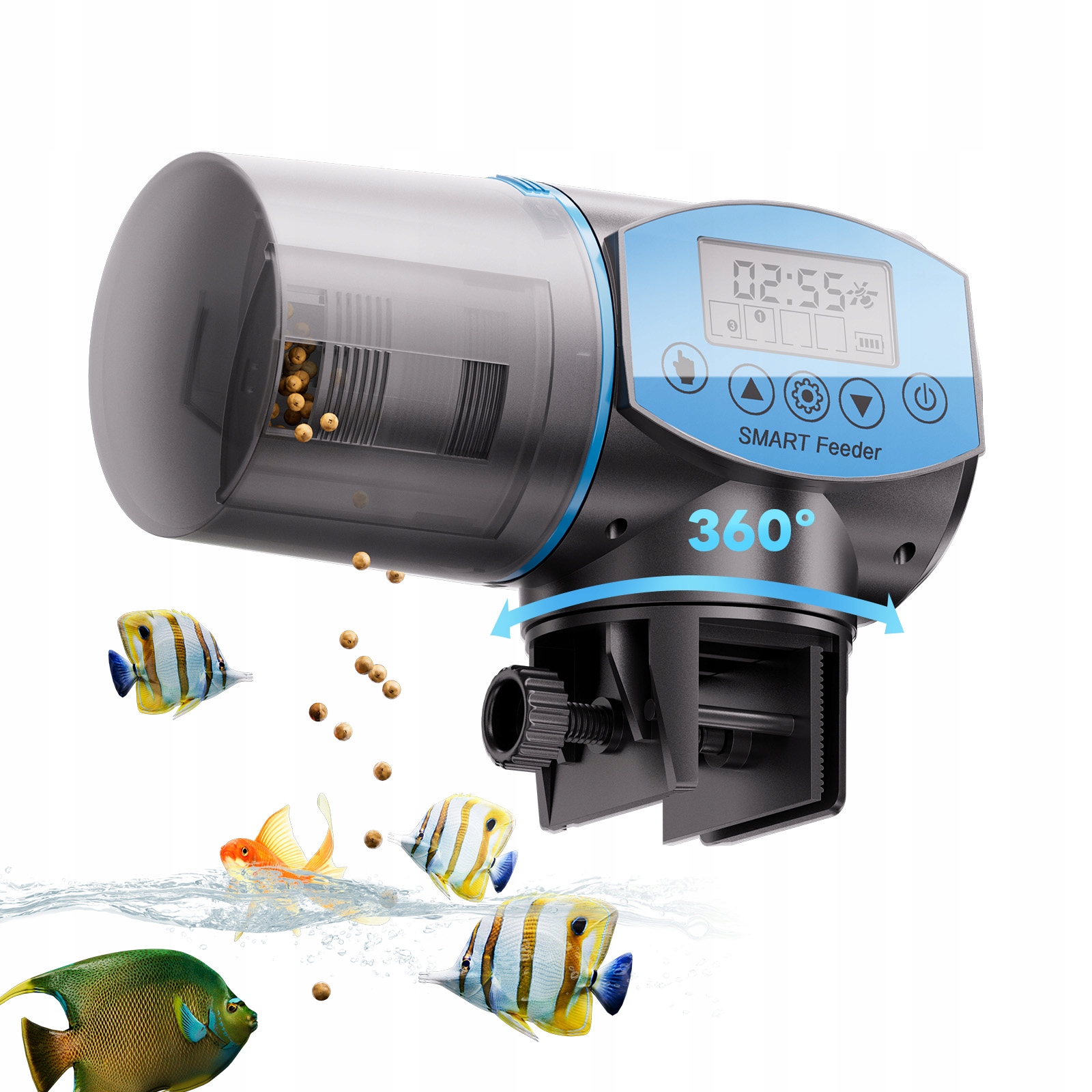 Levně 200ml automatický krmítko pro akvárium s automatickým dávkovačem krmiva s časovačem