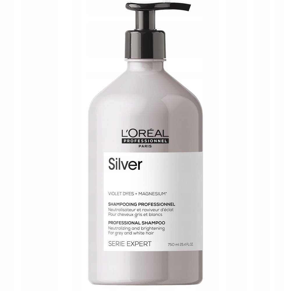 

Loreal Silver Szampon włosy rozjaśniane siwe 750ml