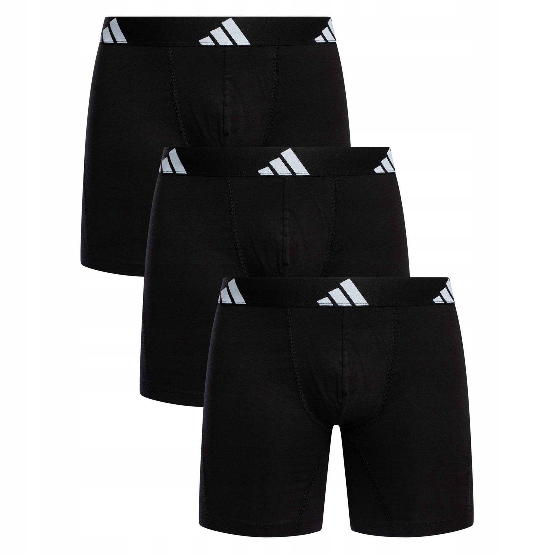 Pánské boxerky adidas Active Flex Shorts 3-PACK černé 4AM004-000 vel. M