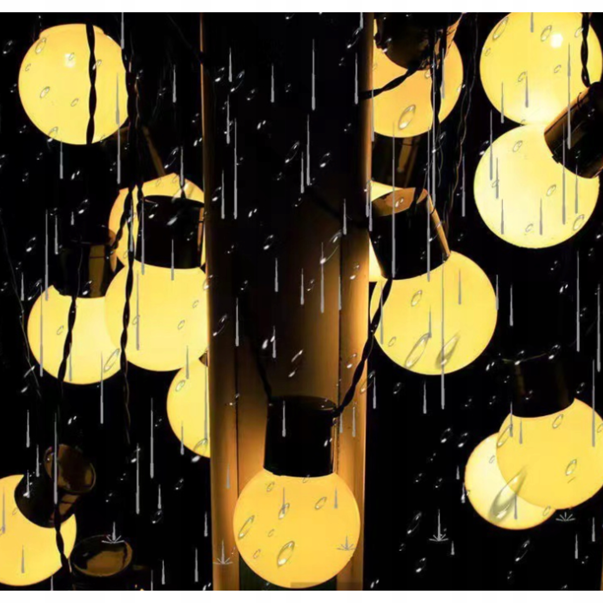 GIRLANDA SOLARNA OGRODOWA ŚWIETLNA 20 LED ŻARÓWKI KULKI LAMPKI SOLARNE XXL Kod producenta GIRLANDA SOLARNA OGRODOWA ŚWIETLNA 20 LED