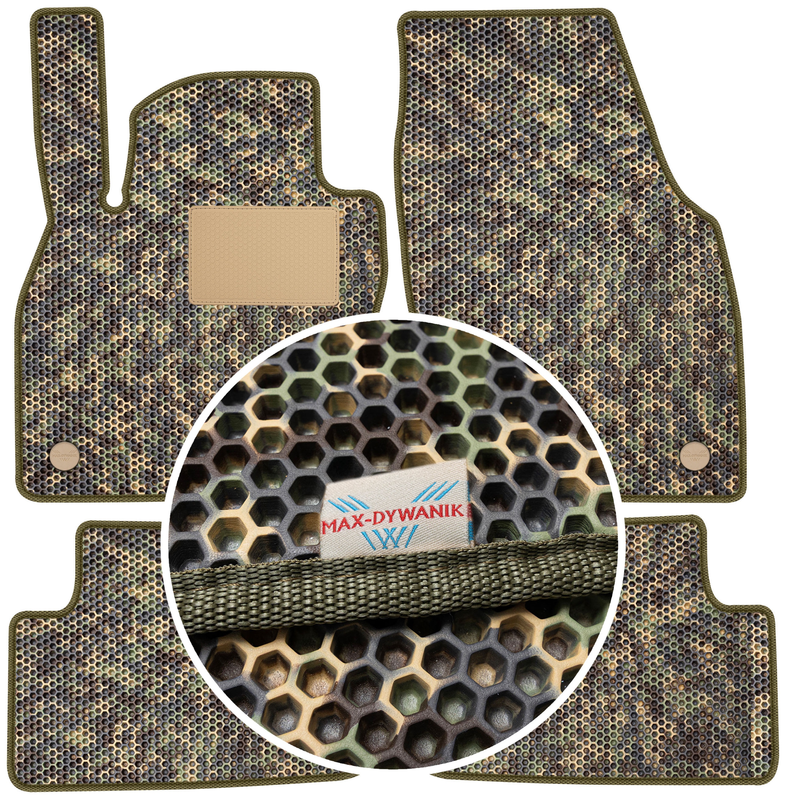 Škoda Fabia IV Hb 2021 Gumové rohože do auta Eva Moro