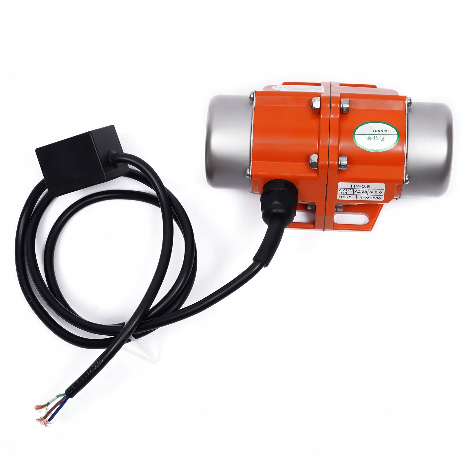 Vibrační motor, nevyvážený motor, asynchronní vibrátor, 220V 60W
