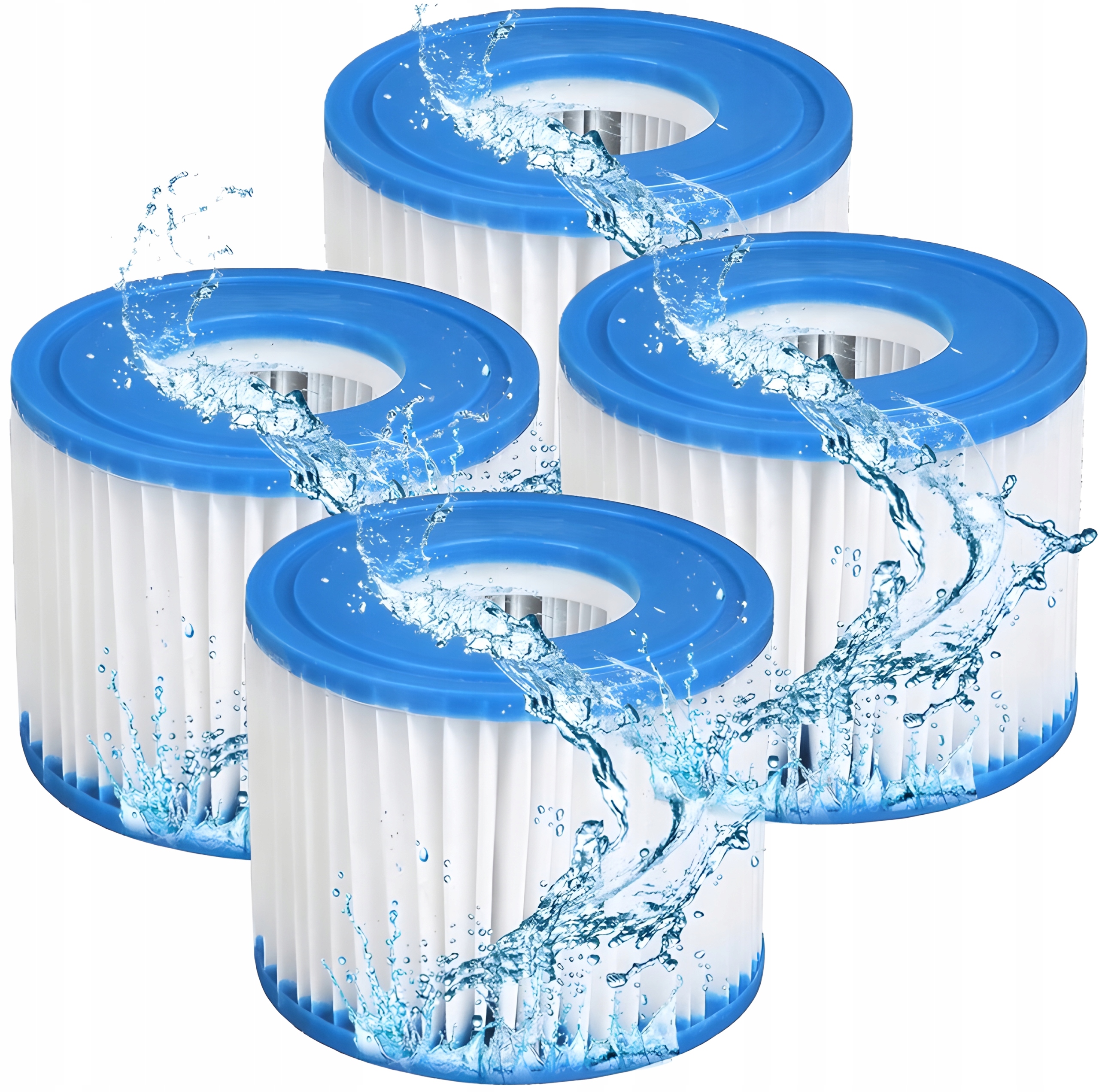 4x Filtr do Basenu Filtr do Pompy Basenowej Filtry do Basenu BESTWAY Typ II