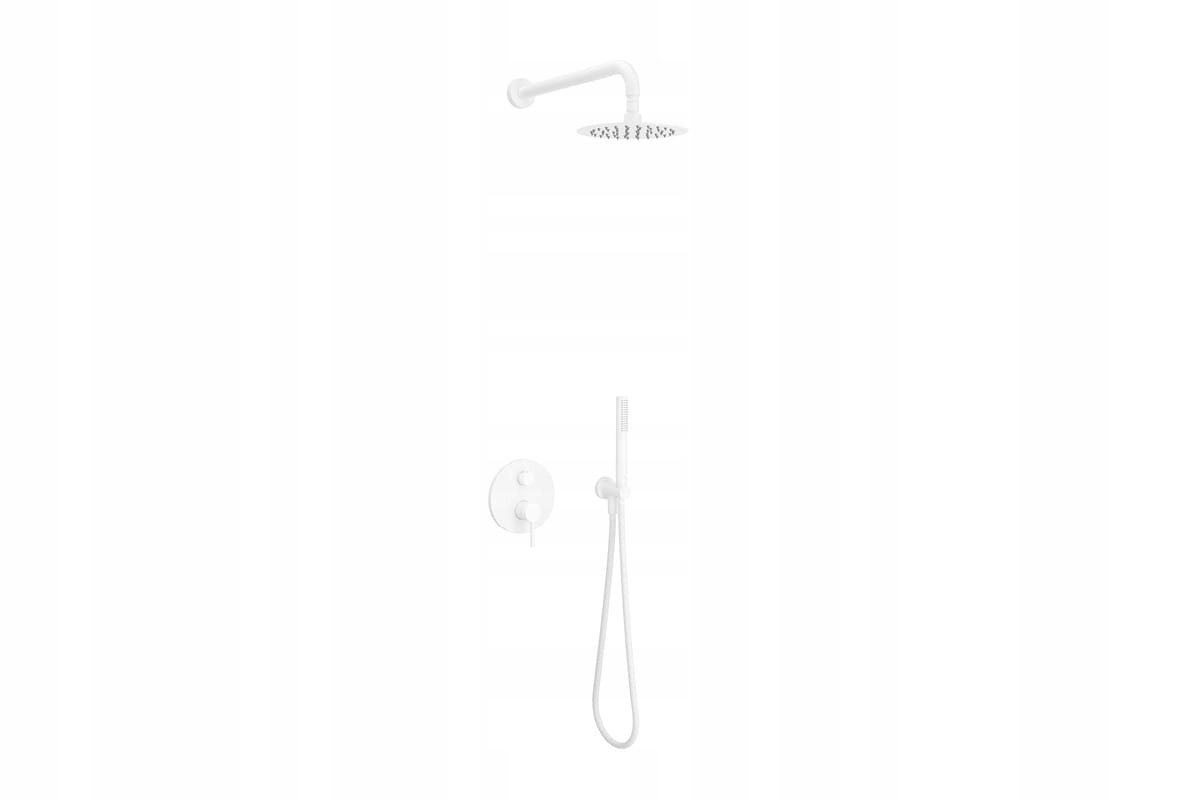 Excellent Pi zestaw prysznicowo z deszczownicą 20 cm AREX.SET.1245WH