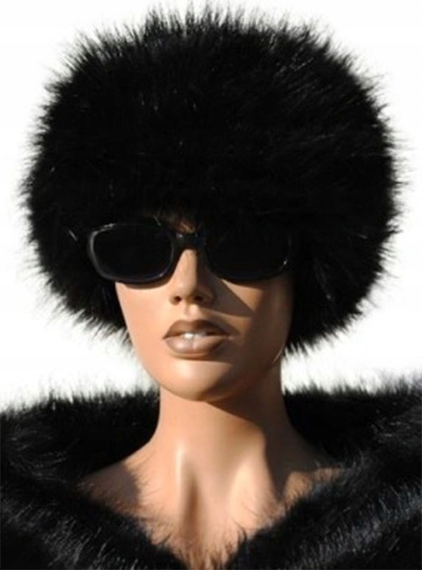 CZAPKA zimowa FUTRZANA damska TOCZEK