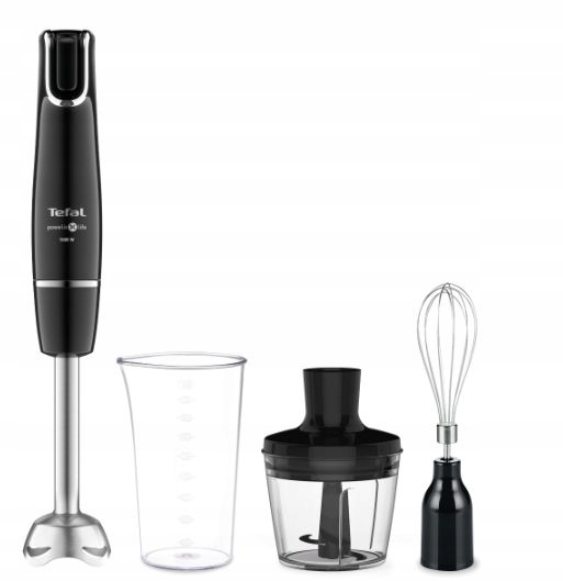 Blender ręczny Tefal HB943838 InfinityForce 1000 W, czarny