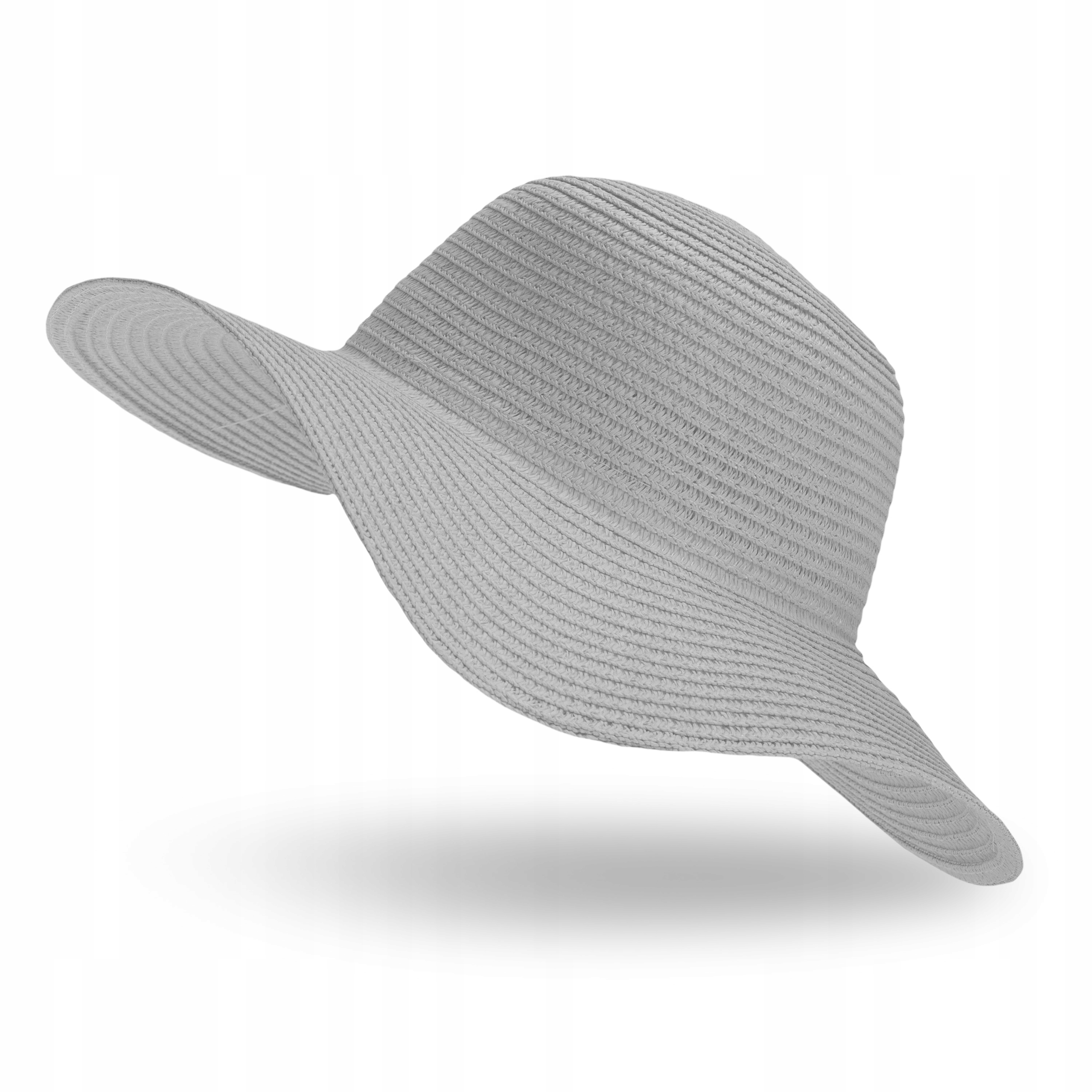 

Duży Kapelusz Damski Słomkowy Na Lato Falowany