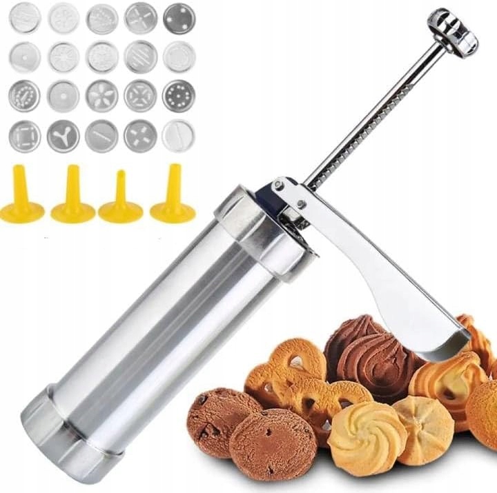 Zestaw do wyciskania ciasteczek maszyna do pieczenia, 20 form do ciastek