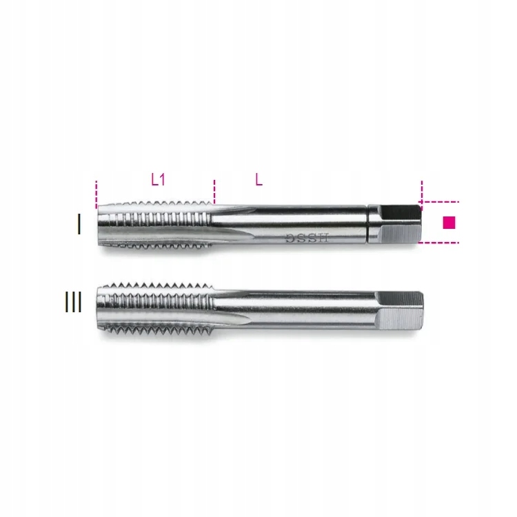 Gwintownik ręczny M10x1,25 mm, 2-cz. Beta