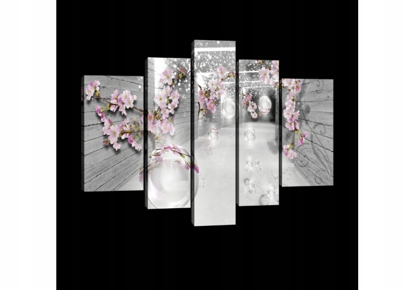 Obraz 170x100 Kvet čerešne kvety jar tunel abstrakcia moderný