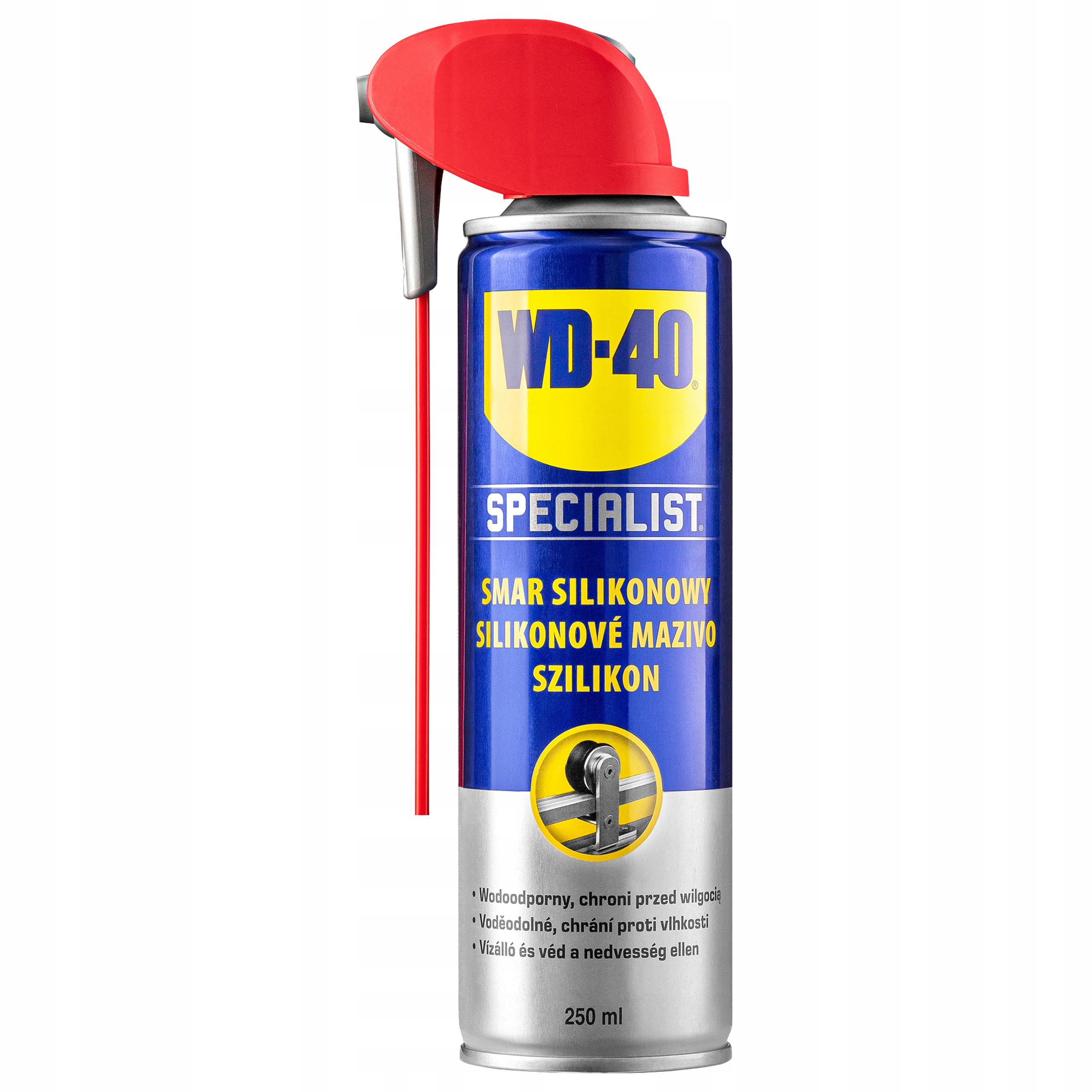 Smar Silikonowy WD-40 250ml Specialist Wielofunkcyjny z Aplikatorem