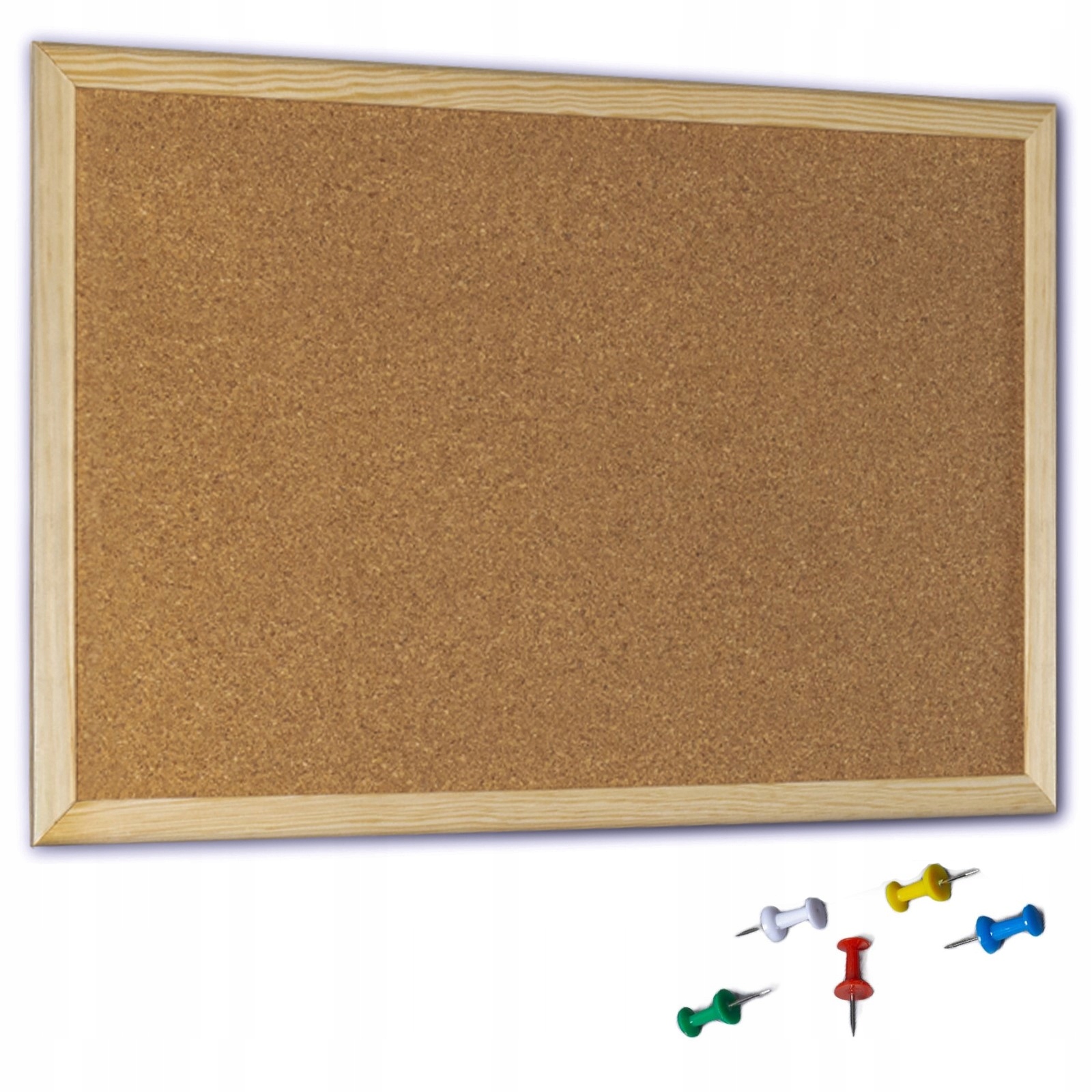 Tablica korkowa 30x45 cm drewniana rama + pinezki