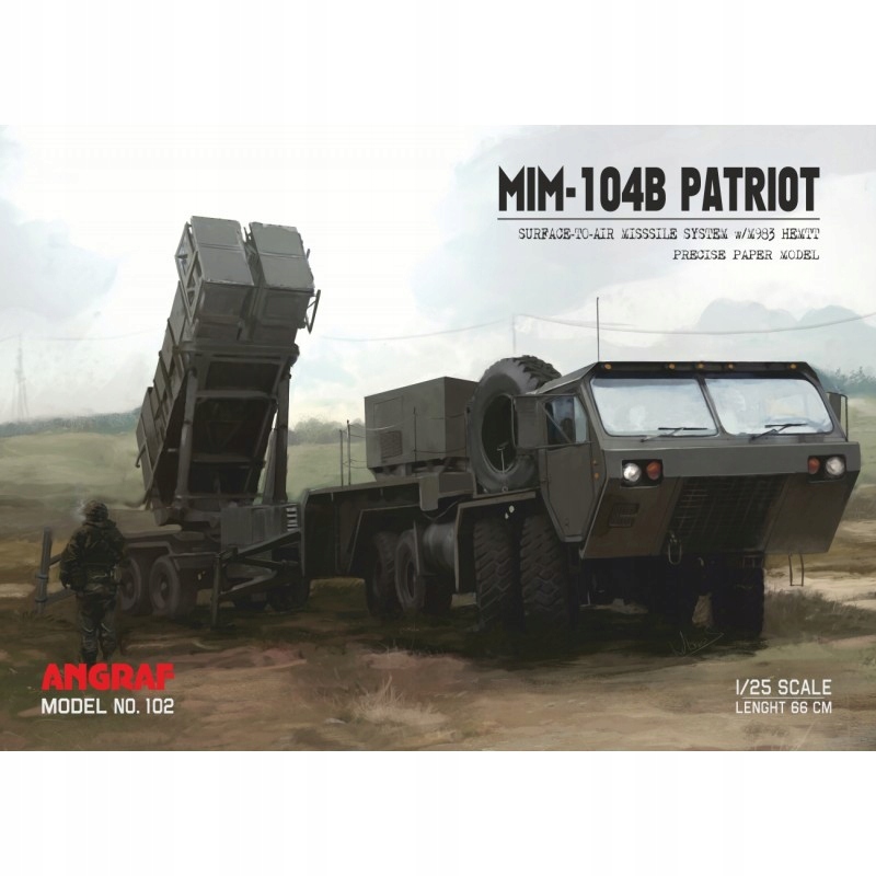 Angraf Model 102 MIM-104B Patriot w/M983 Hemtt 1:25