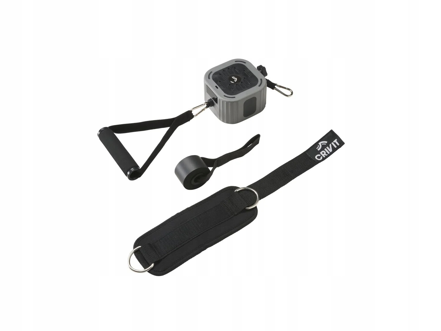 Crivit Przyrząd do ćwiczeń siłowych i fitness, mini siłownia w pudełku