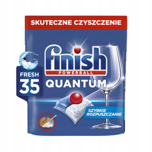Levně Tablety do myčky Quantum All-in-1 fresh Finish 35ks