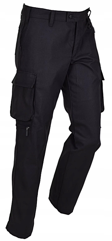 Spodnie taktyczne czarne Bojówki Militarne ochrona robocze Pas 96cm Mascot