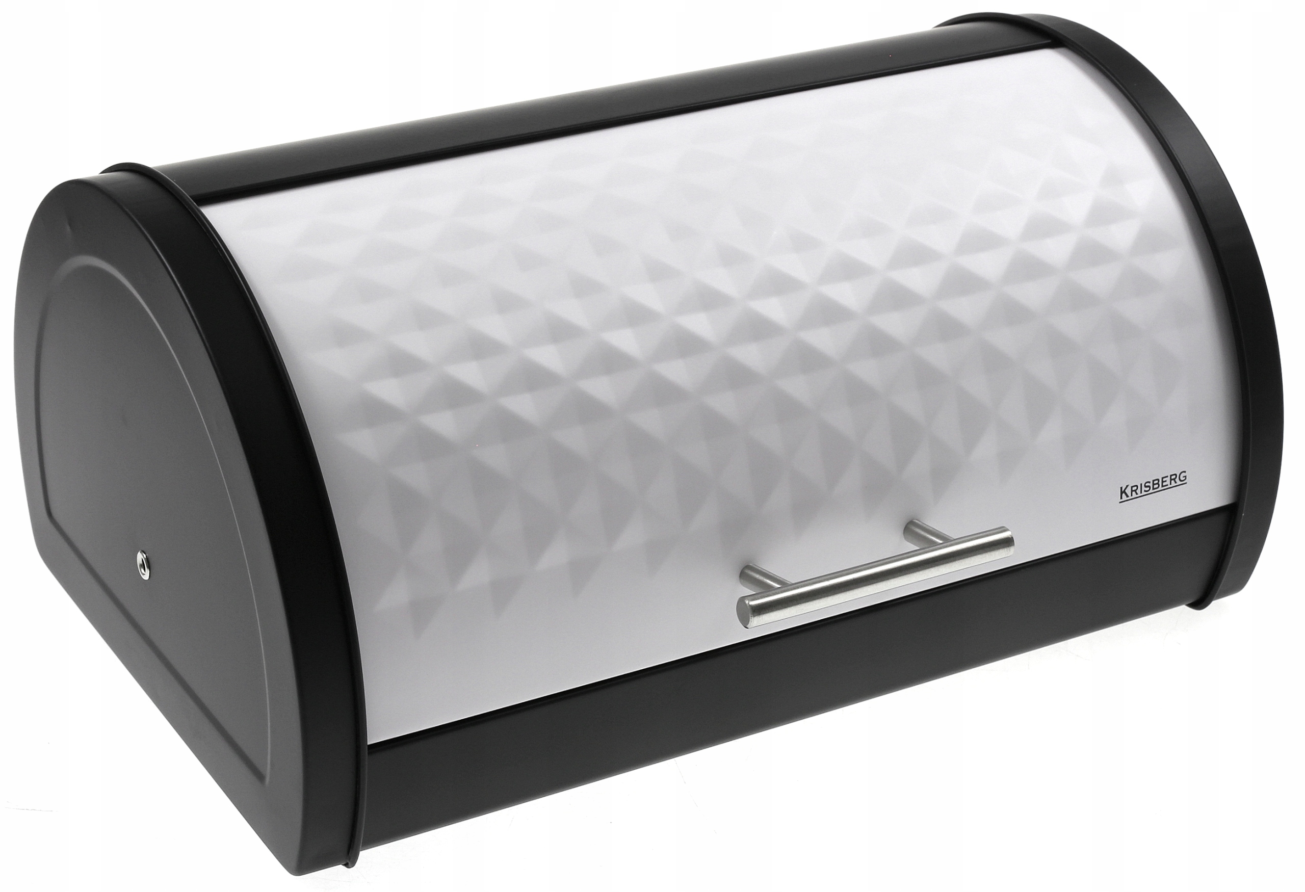 CHLEBAK STALOWY Pojemnik PIECZYWO CZARNY DIAMOND Biało Czarny Rodzaj jednoczęściowy