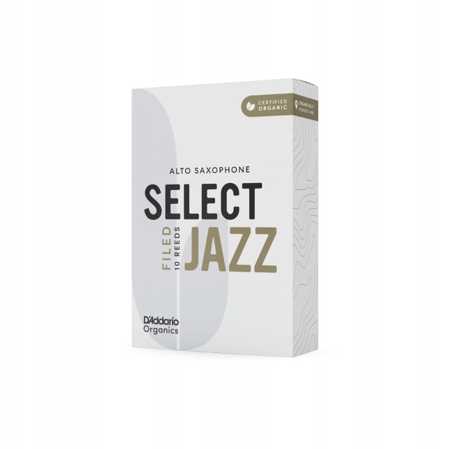 D'ADDARIO Select Jazz Alt Organics 2S stroik do saksofonu altowego Stan opakowania oryginalne